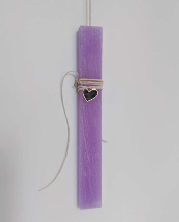 Easter Aromatic Candle Necklace Black Heart