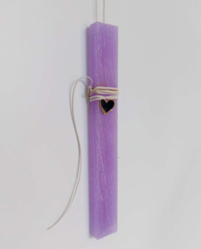 Easter Aromatic Candle Necklace Black Heart