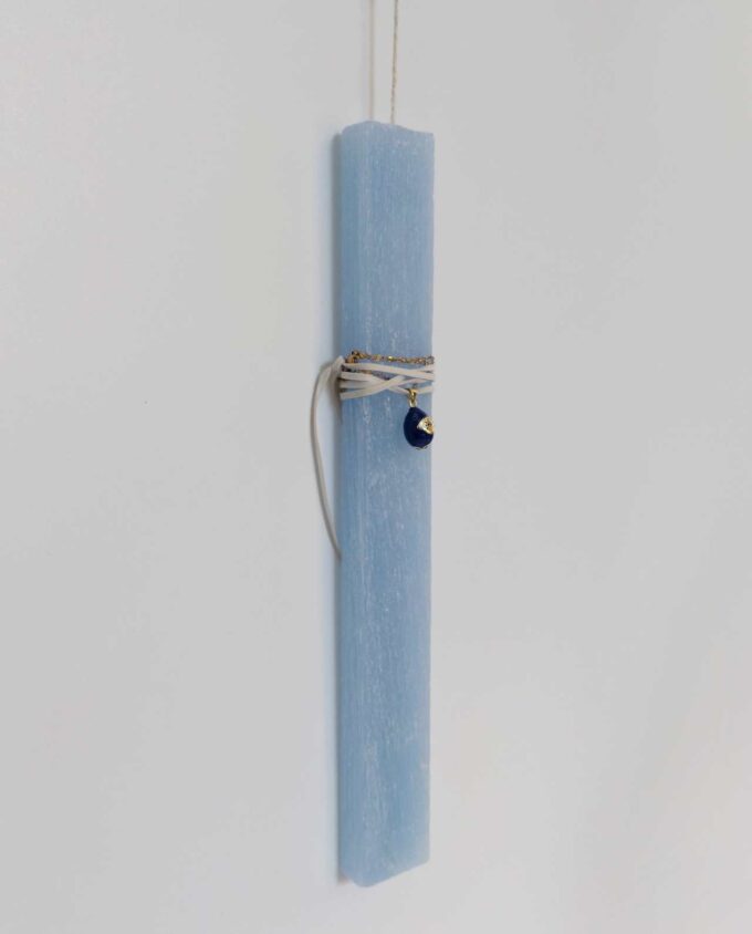 Easter Aromatic Candle Necklace Blue Egg