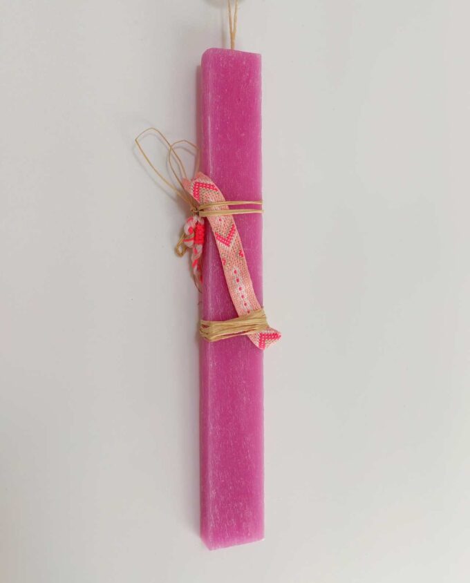 Easter Aromatic Candle Bracelet Pink Patterns