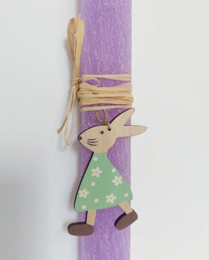 Easter Aromatic Wooden Green Girl Bunny