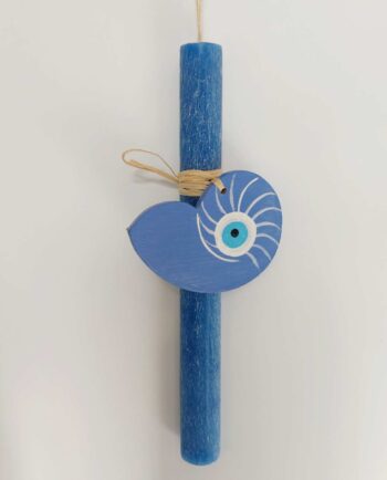 Easter Aromatic Candle Wooden Seashell Evil Eye