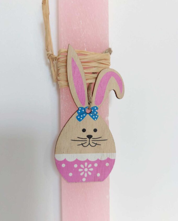 Easter Aromatic Wooden Pink Bunny