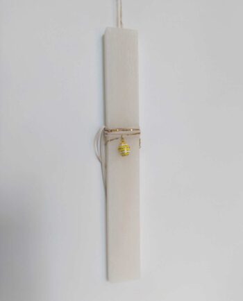 Easter Aromatic Candle Necklace Yellow White Egg