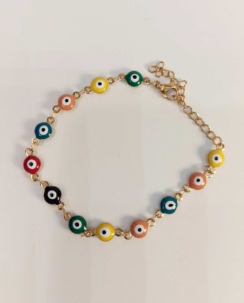 Bracelet Multicolor Evil Eyes