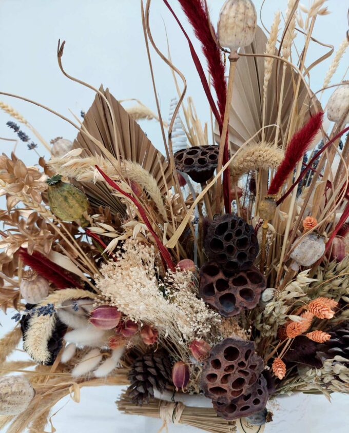 Dried Flowers Natural Style Arrangement