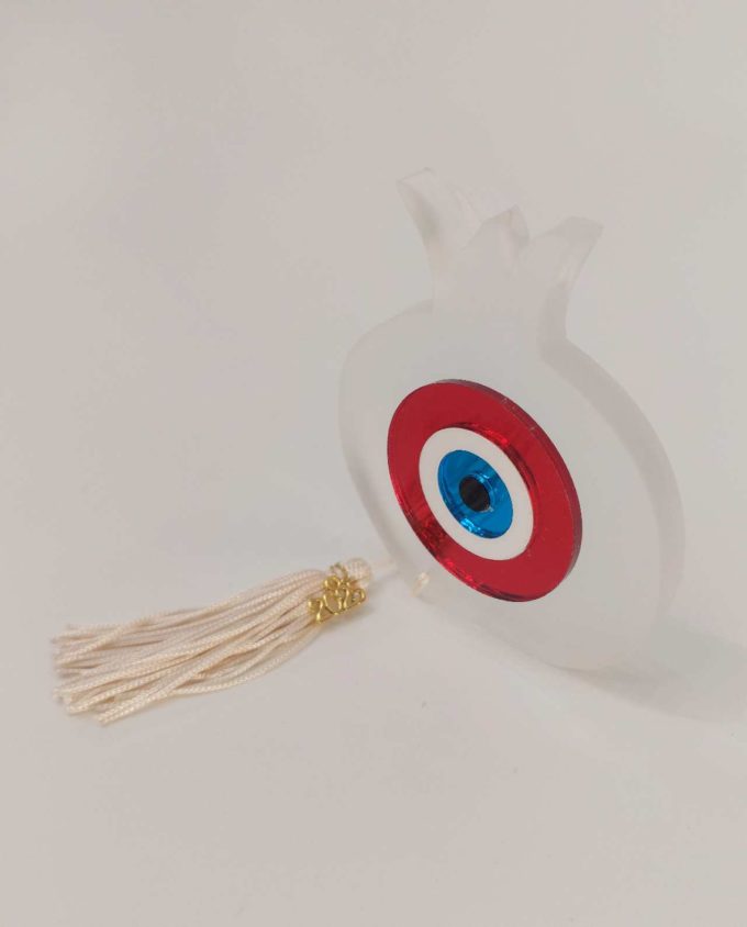 Pomegranate Plexiglass Red Evil Eye 2025