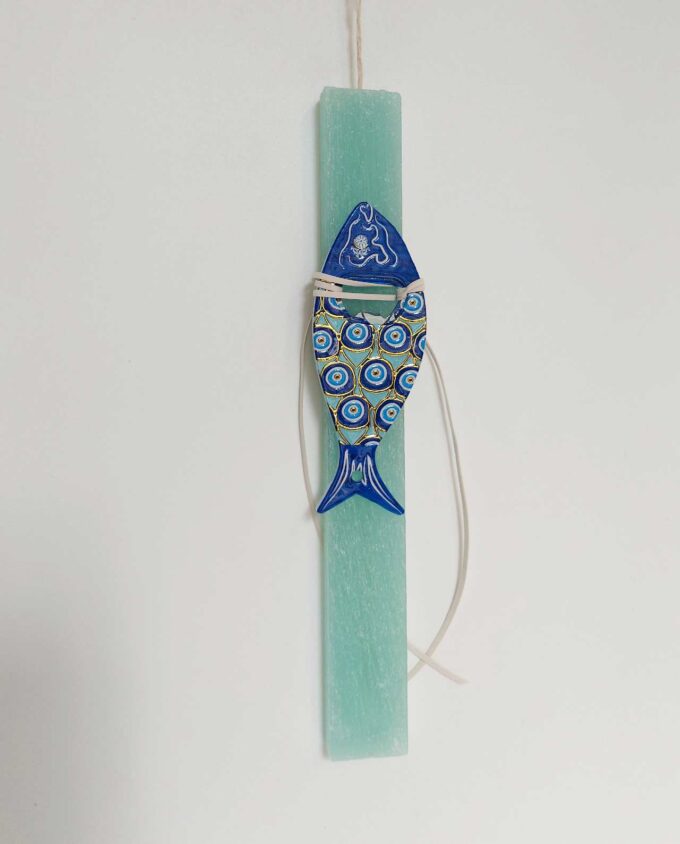 Easter Aromatic Candle Fish Magnet Evil Eye