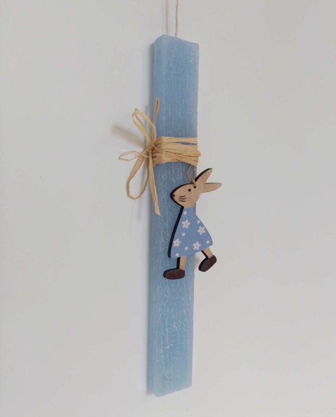 Easter Aromatic Wooden Blue Girl Bunny