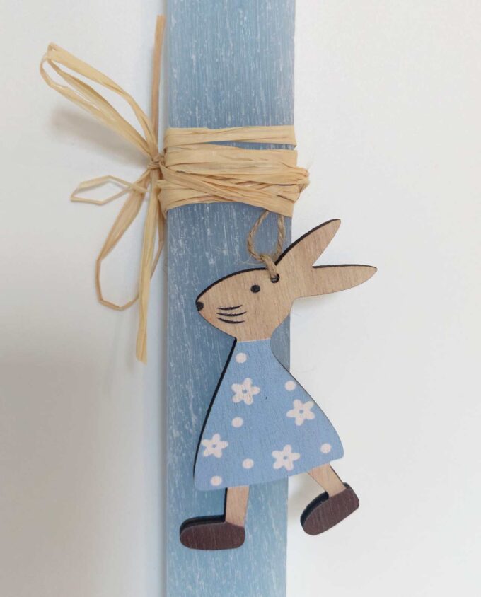 Easter Aromatic Wooden Blue Girl Bunny