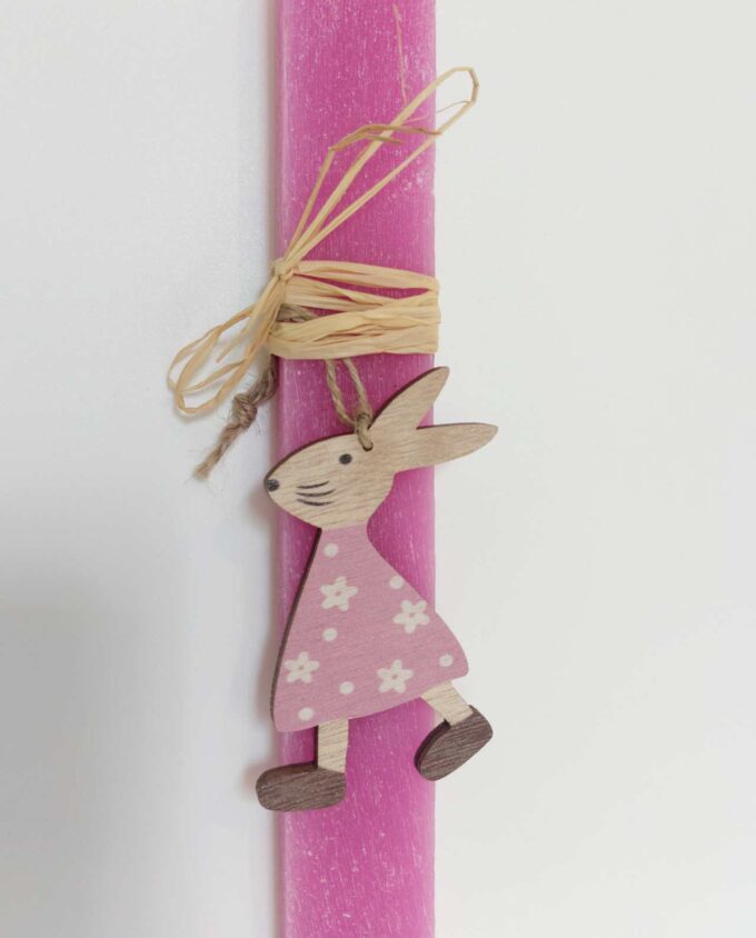 Easter Aromatic Wooden Pink Girl Bunny