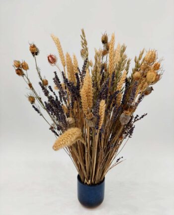 Dried Flowers Arrangement Lavender & Wheat h. 60 cm