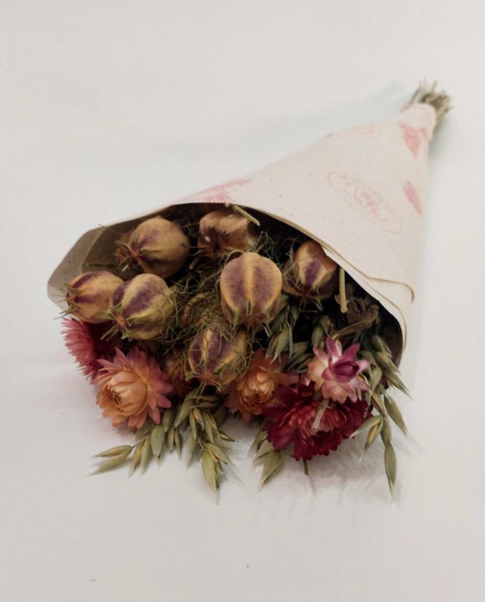 Dried Flowers Pink Natural Mix Bouquet