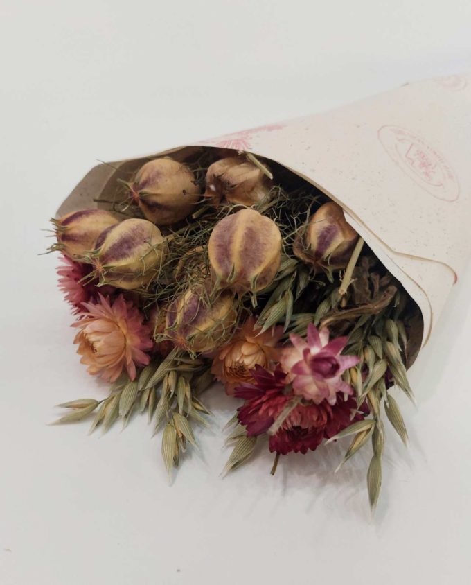 Dried Flowers Pink Natural Mix Bouquet