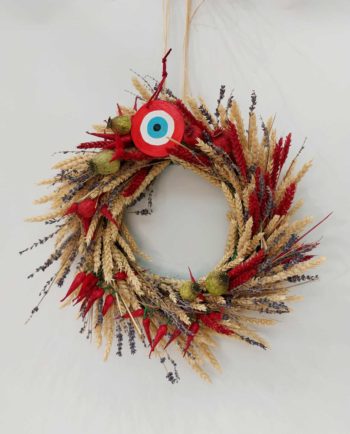 Christmas Wreath Dried Flowers Diameter 45 cm