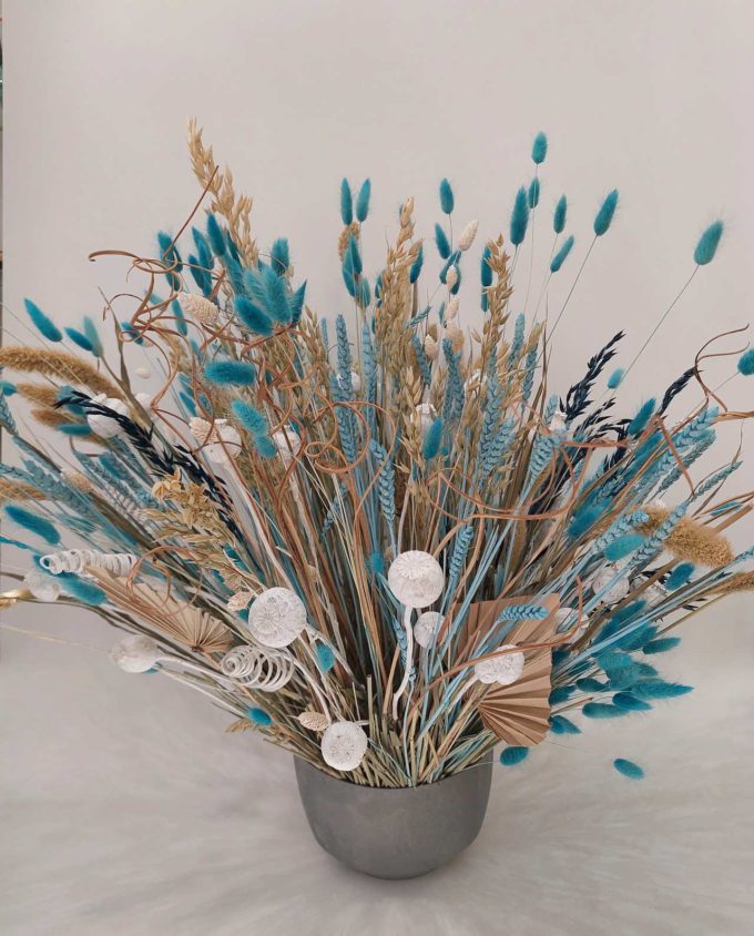 Dried Flowers Centerpiece Arrangement "Cyclades"