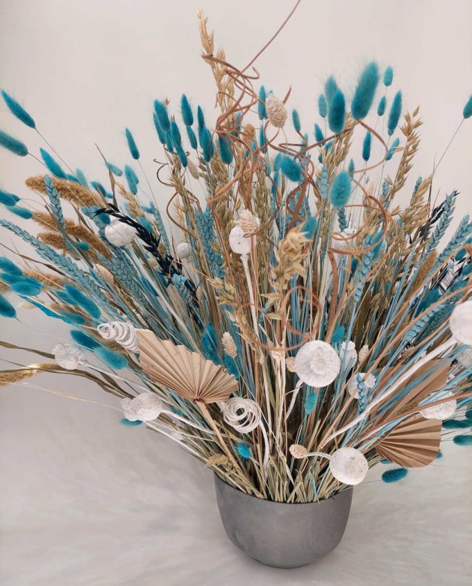 Dried Flowers Centerpiece Arrangement "Cyclades"