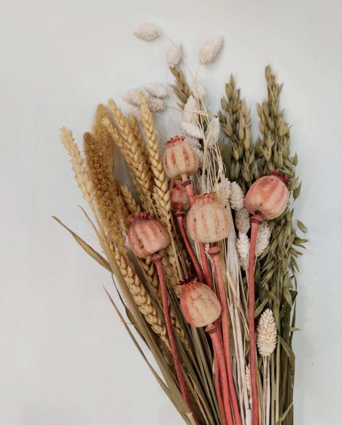 Dried Flowers Pink Mix Bouquet