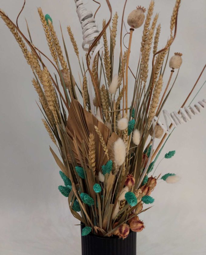 Dried Flowers Tuquoise Natural Arrangement Height 70 cm