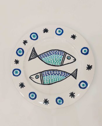 Plate Ceramic “Fish” Diameter 31 cm I