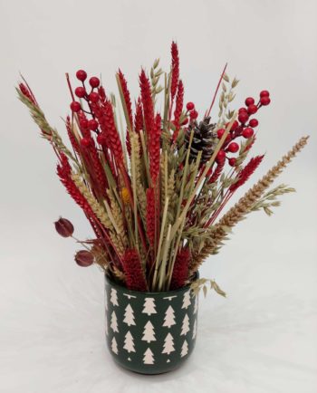 Christmas Dried Flowers Arrangement "Green"