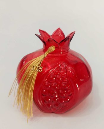 Pomegranate Red Glass Lucky Charm 2025